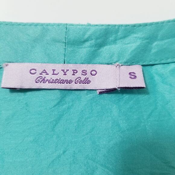 Calypso Christiane Celle Cotton Silk Blouse - Picture 2 of 9